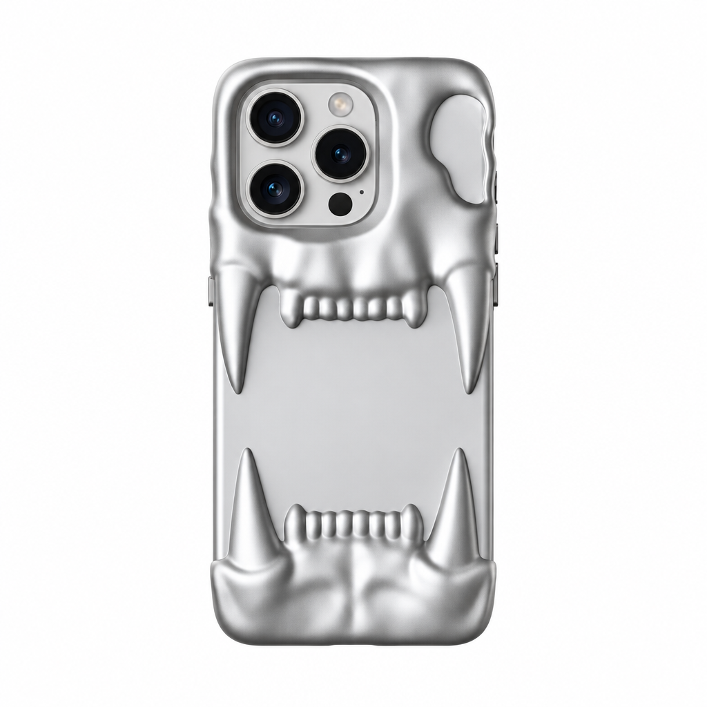 Tiger Tooth Phone Case - On iPhone