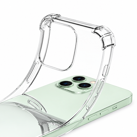 Clear Airbag Phone Case - Angled View