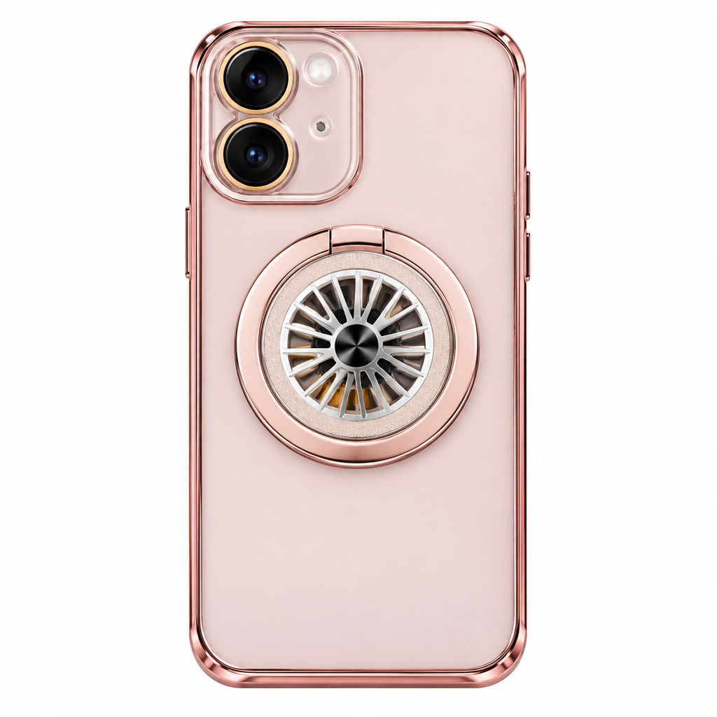 Frosted Gyro Ring Case - Front View
