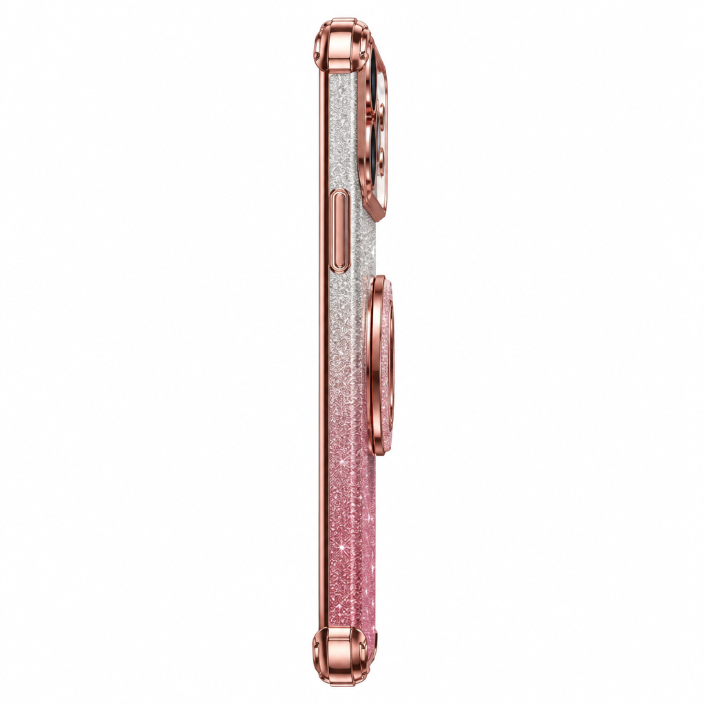 Glitter Mirror Bracket Case - Side Profile