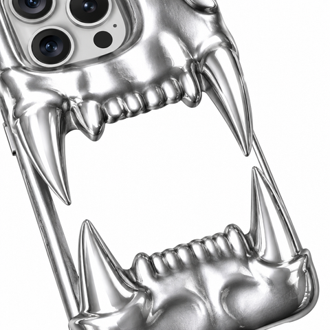 Tiger Tooth Phone Case - Close-up Detail